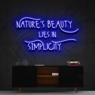 Nature's Beauty lies in simplicity