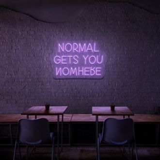 Normal gets you nowhere